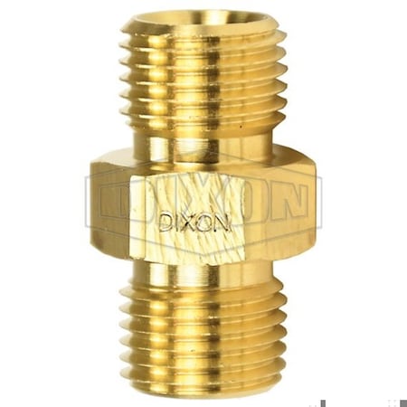 Dixon Oxy-Acetylene Connecting Spud, 9/16-18 in, RH Thread x NPTF, Brass, Domestic 1560909C